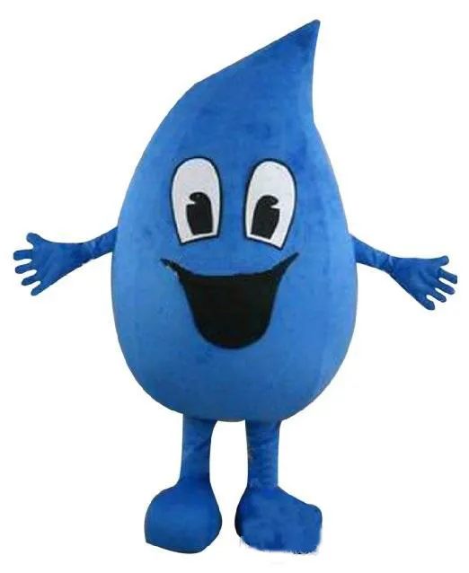 2019 Hot sale new a blue adult water drop mascot costume for adult to wear for sale