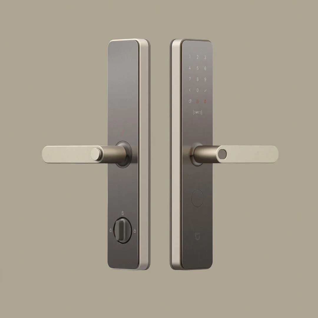 MiJia Интеллектуальный замок двери шлифовального Gold Fingerprint Lock, безопасности Intelligent Smart Lock с WiFi APP пароль RFID разблокировки, двери L