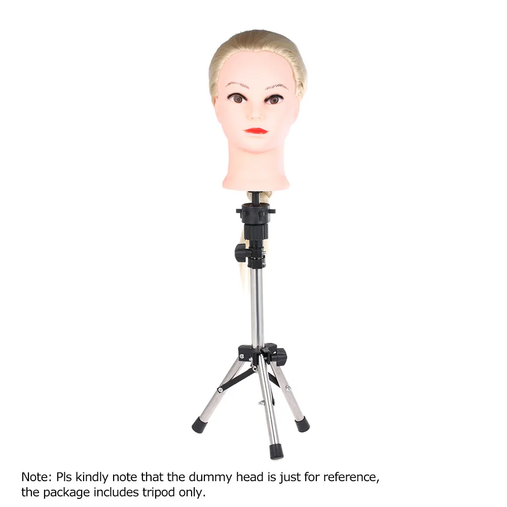Adjustable Mannequin Head Foldable Wig Stand Tripod For Hairdressing, Model  Bill Lading Expositor Hairdresser From Pompousa, $23.53