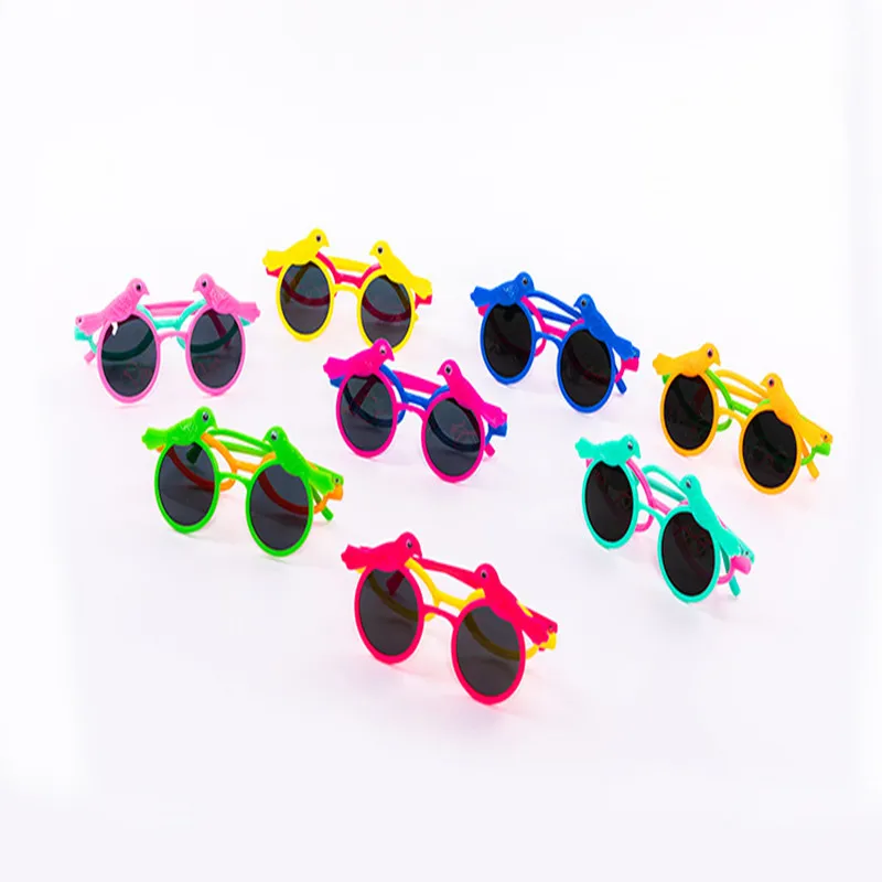 2020 nouveau bébé filles lunettes de soleil enfants dessin animé mignon Flip lunettes lunettes été enfant en bas âge enfants oiseau lunettes garçons filles étudiant lunettes de soleil