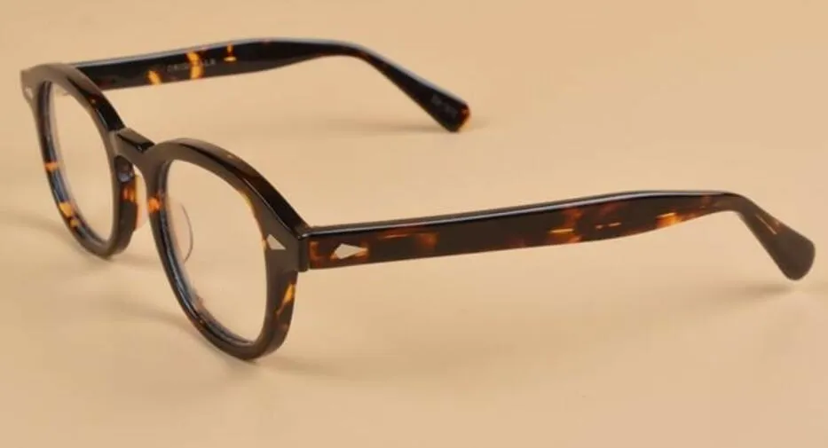 LEMTOSH lunettes cadre lentille claire johnny depp lunettes myopie lunettes rétro oculos de grau hommes et femmes myopie lunettes frame2209