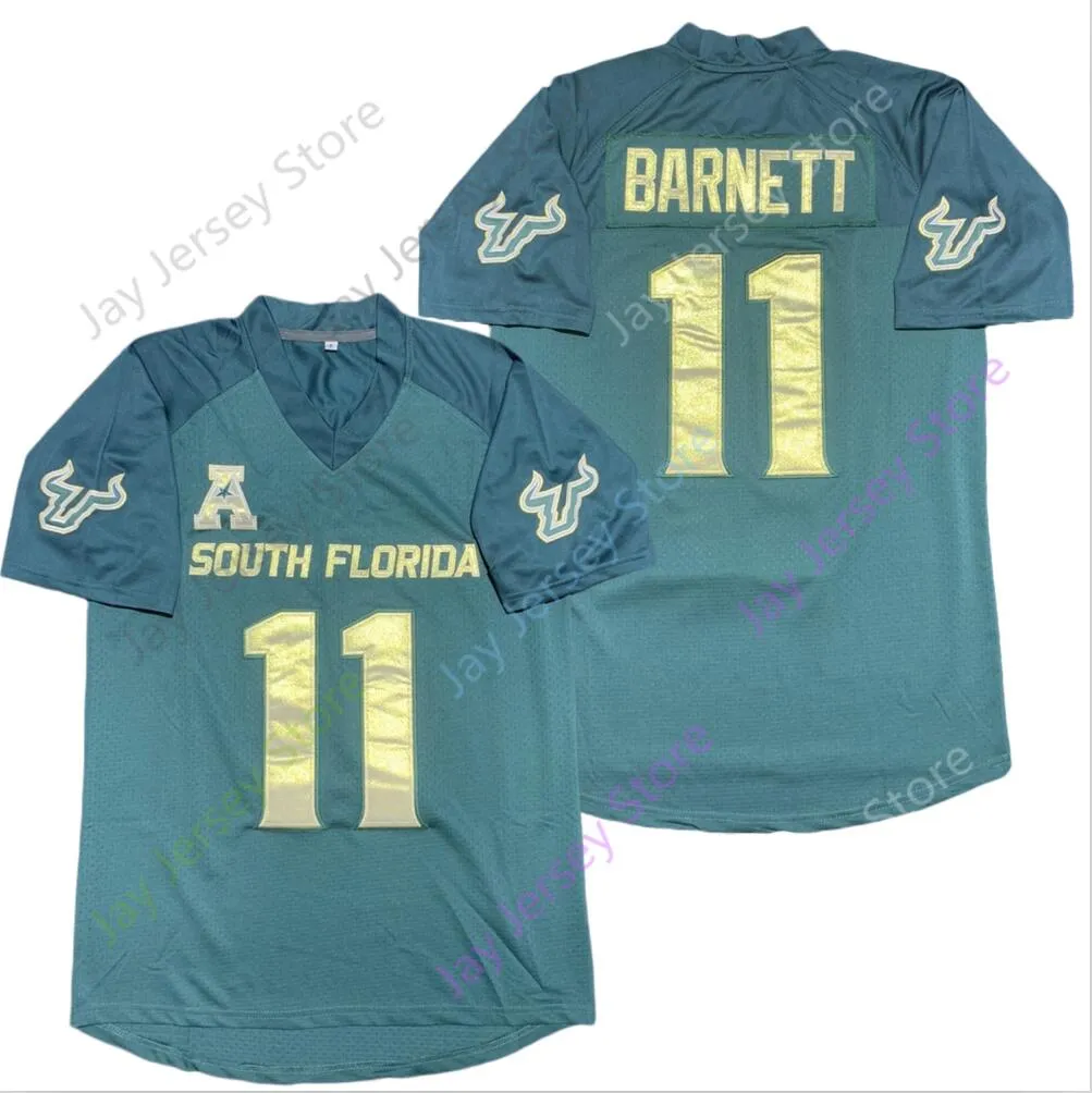 Custom USF South Florida Football Jersey College 56 Juwuan Brown 10