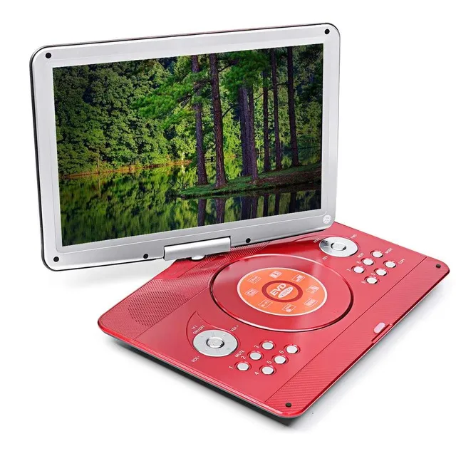 14 Inch Portable DVD Player With Swivel Screen Multi Media Playback And ...
