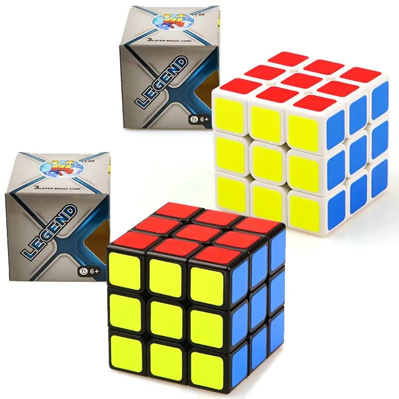 Cubo mágico Velocidad Profesional rompecabezas cubo juguetes giratorios 5,7 cm regalos educativos para adultos y niños juguete versión en inglés embalaje