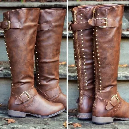 Soft leather riding boots on sale