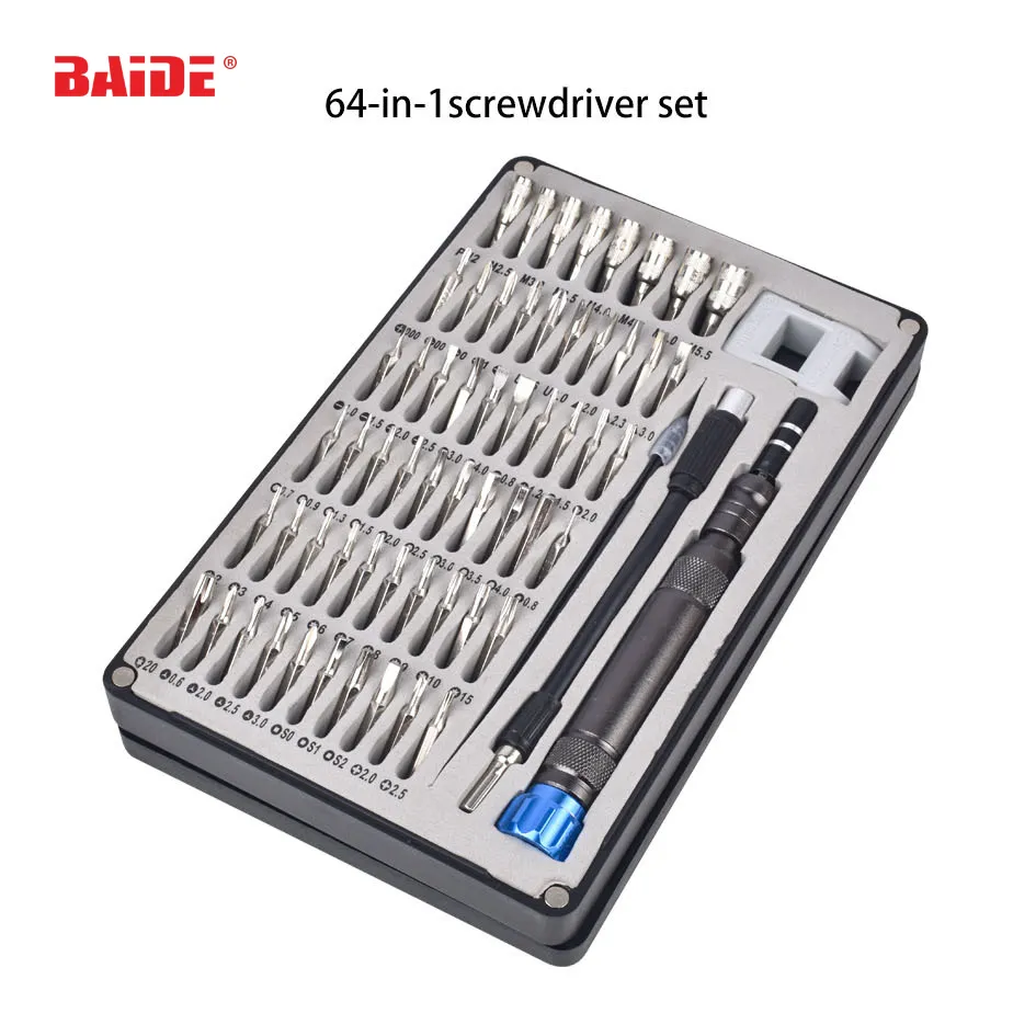 Newest 64 in 1 sets hand tools set Multifunctional screwdriver set pilers for iPhone sumsung computer camera home repair