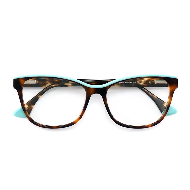 Venta al por mayor-Nuevos marcos de gafas de ojo de gato Acetato retro Computadora multicolor EyeglassMyopia Gafas ópticas completas Gafas de alta calidad