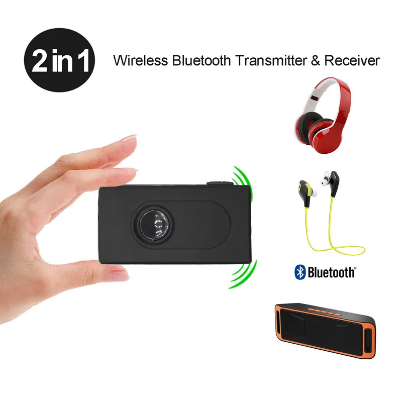 2 In 1 Bluetooth V4.2 Sender Empfänger Wireless A2DP 3,5 Mm Stereo Audio  Musik Adapter Für Auto TV Telefon PC Y1X2 MP3 MPVon 2,26 €