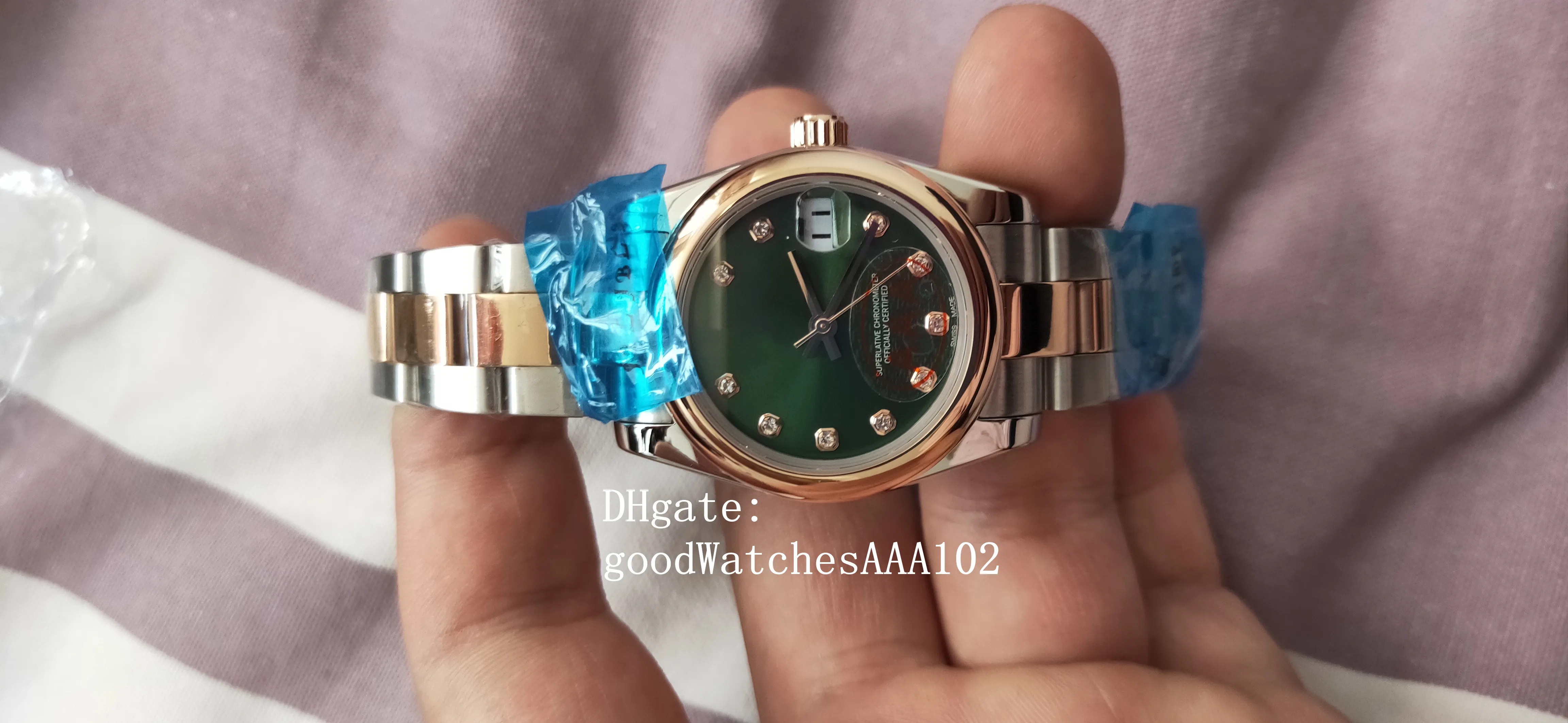 Säljer Ladies Watch Factory Datejust 18K Gold Steel 26 31mm Women Watch 278273 Asia Mechanical Automat239d
