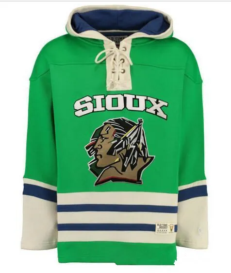 Custom NORTH DAKOTA FIGHTING SIOUX Hockey Hoodies 9 Jonathan Toews