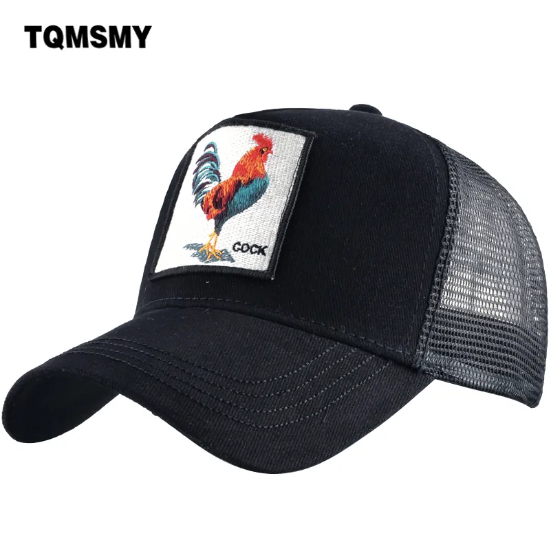 Homens Mulheres Boné de Beisebol Chapéus Para Os Homens Chapéu Do Caminhoneiro Galo Ajustável Algodão Mesh Snapback Chapéu Osso Gorras Casquette TMDHJ