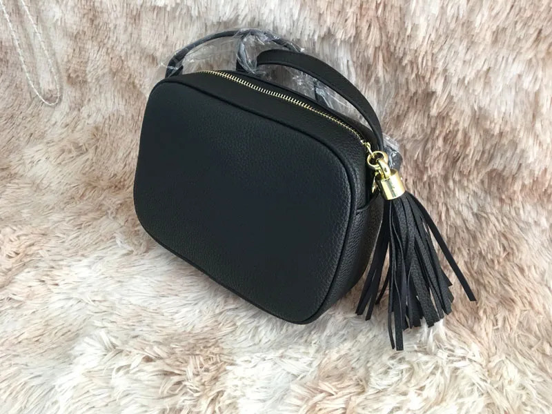 Hoge kwaliteit nieuwe designer luxe vrouwen handtassen beroemde schoudertassen crossbody soho tas disco schoudertas portemonnee portemonnee 6 kleuren