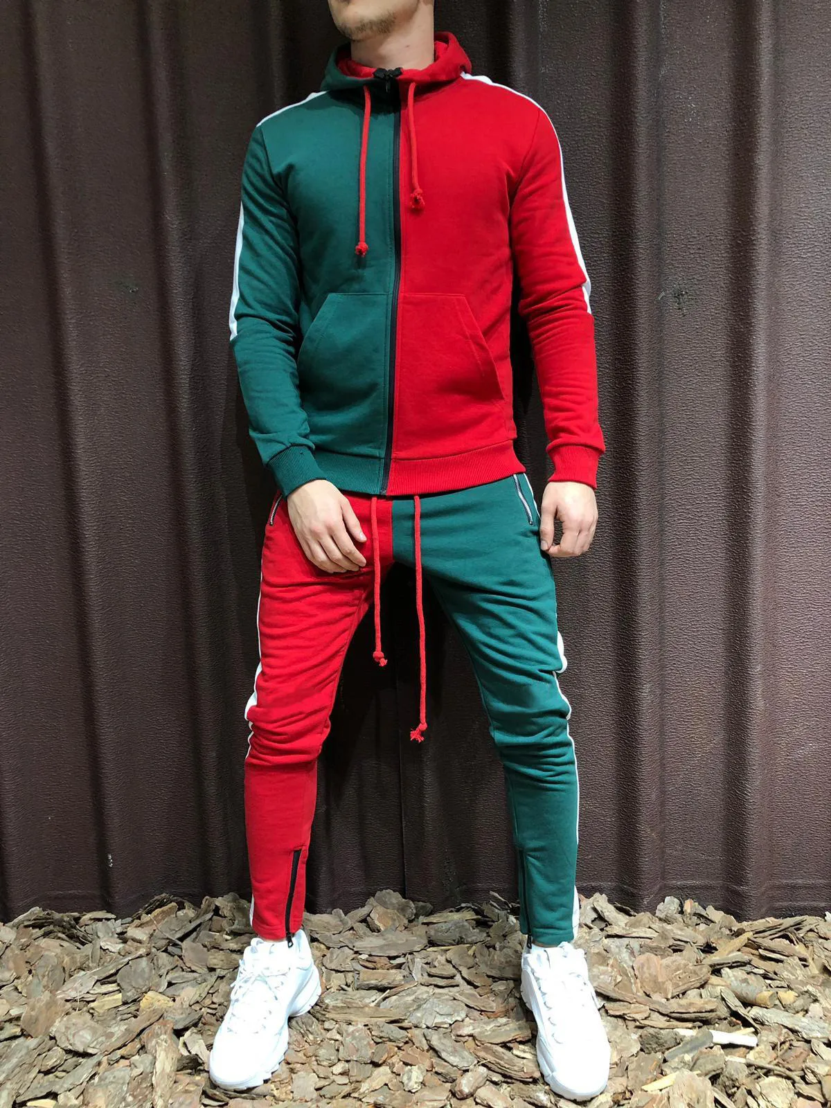 Amazon.com: Tommy Hilfiger 2pc Half Zip Jog Set: Clothing