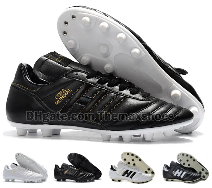 Classics Mens Copa Mundial Leather FG 축구 축구화 할인 클리트 월드컵 부츠 블랙 화이트 botines futbol 크기 39-45