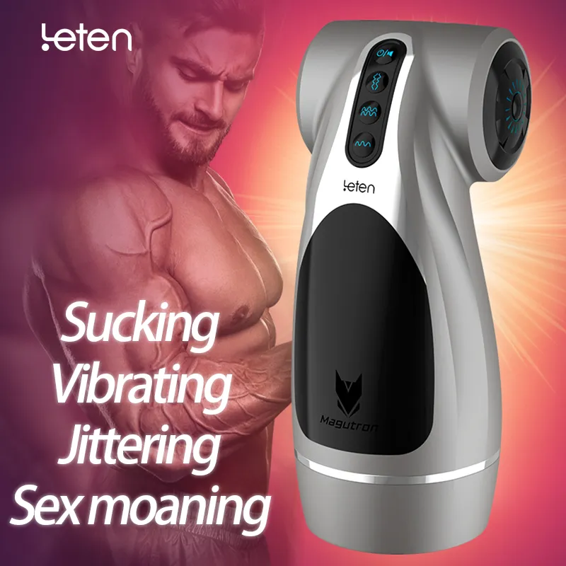 Leten Automatische Hip Vaginal MannesMasturbator Jitter vibrieren sex stöhnen 4 Merkmal Sex Machine Vibration erwachsenes Geschlecht spielt für Männer T191217 saugen