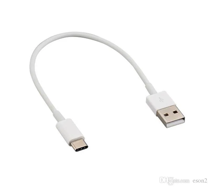 Micro Typ C Kabel ładowarki USB 20cm Short 2a Szybkie ładowanie Przewody USB dla Samsung S6 S7 S8 Xiaomi Androd Inteligentny telefon komórkowy