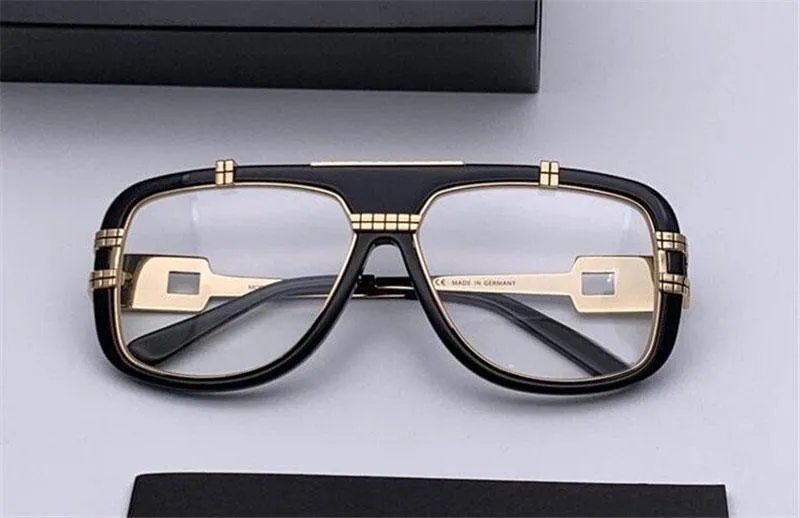 Целый whole new Fashioner Designer Optical Glasses 661 пластинчатая рама Topy Clear Lens Simple Style Transparent Eyewear283s