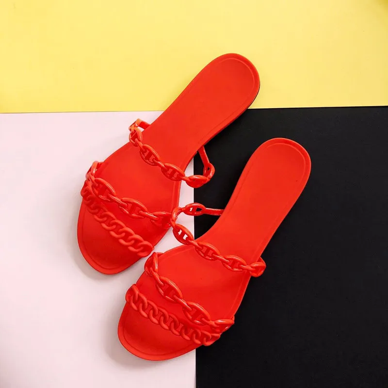 Ladies Comfortable Leather Design Trend Slipper Famous Ladies Shoes Designer Vintage Slippers Women Casual Shoes 