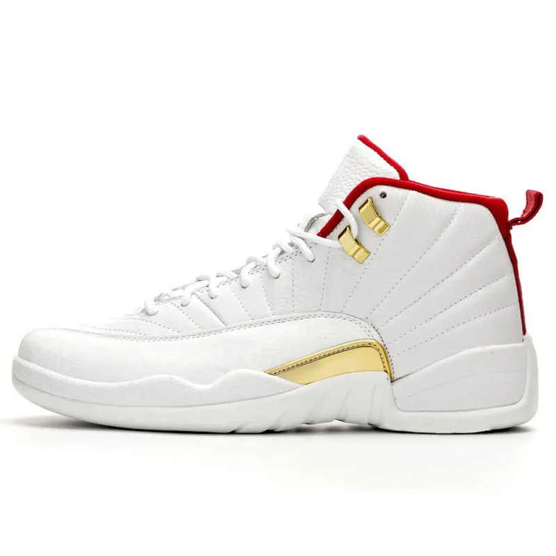 Original 12 12s Men Basketball Shoes CNY Game Royal OV White