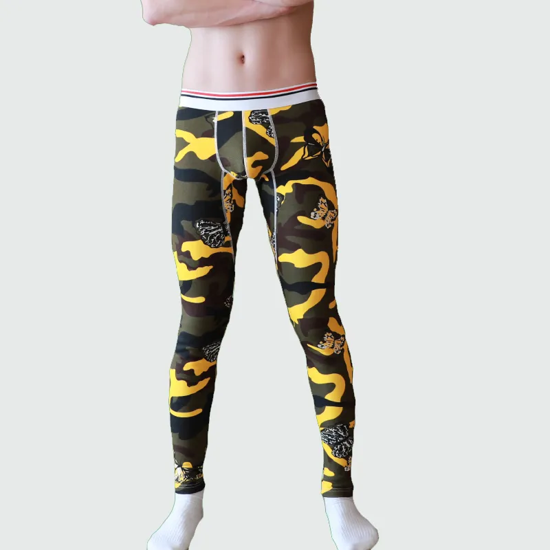 Men's Thermal Underwear Pants Cotton Warm Long Leggings