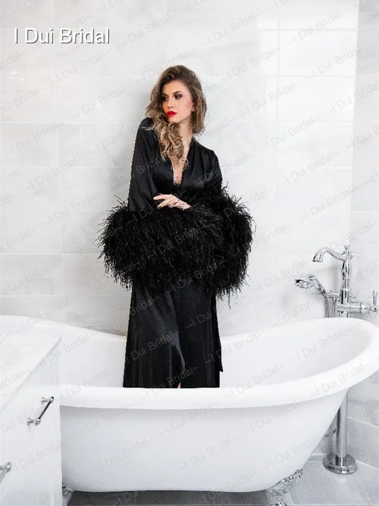 Marabou gown cheap