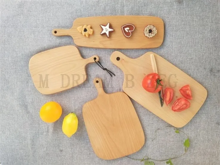 Tagliere In Legno Per Pizza Con Manico: 25,5 Cm - Perfetto Per Servire Pane, Formaggio E Antipasti - 5