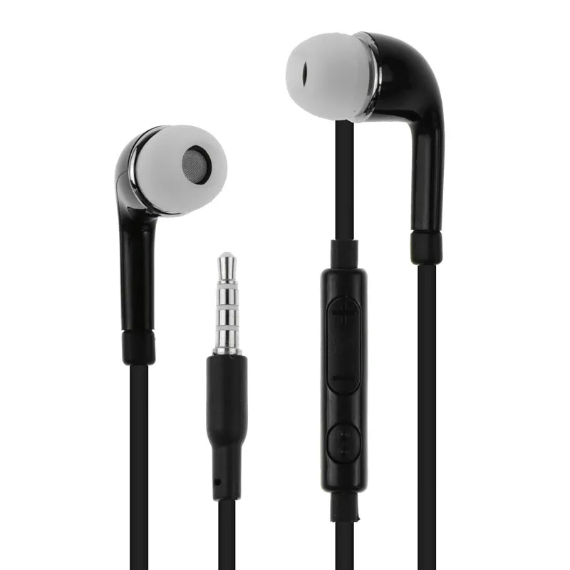 Kulaklık Kulak Mic ve Samsung Galaxy S7 S6 S5 S4 yüksek kalite için Uzaktan Kumanda Stereo 3.5mm Kulaklık ile Kulaklık