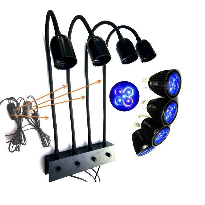 Aquariums Lighting LED Aquarium Light Grow Working Lamp Spotlight Desk