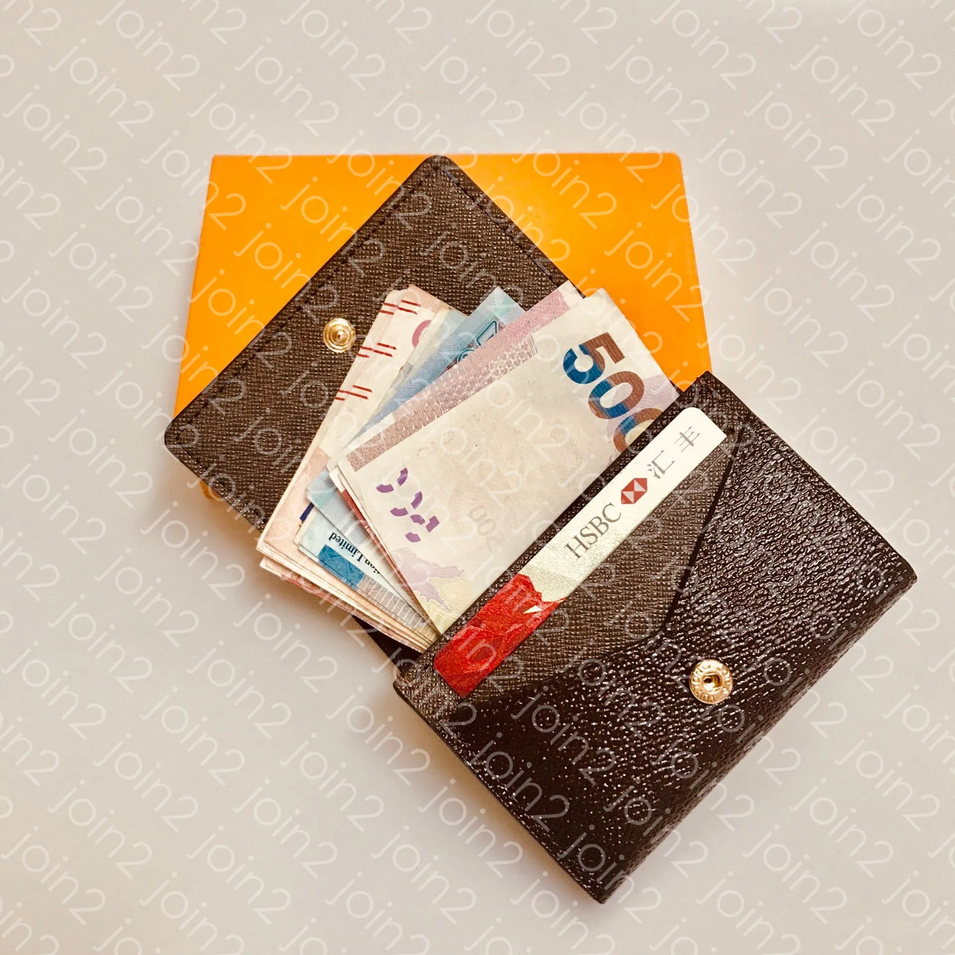 Enveloppe Carte de Visite M63801 디자이너 패션 남성 동전 비즈니스 신용 카드 티켓 홀더 키 케이스 럭셔리 포켓 주최자 지갑 N63338