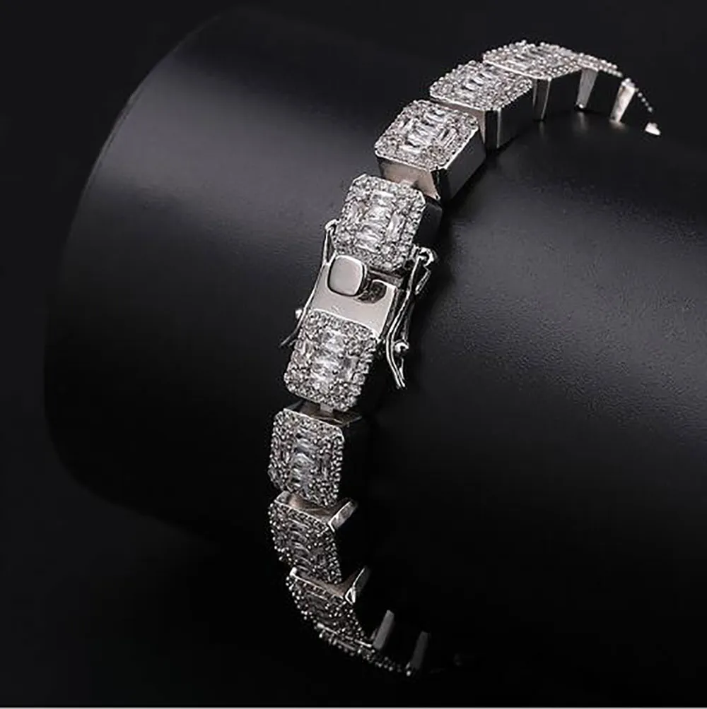 18ct White Gold Baguette Diamond Bracelet - Northumberland Goldsmiths