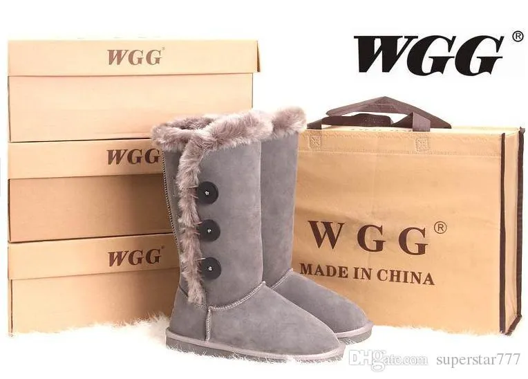 AUSTRALIA VENTA CALIENTE CLÁSICO CORTO MUJER BOTAS DE NIEVE PIEL INTEGRADO MANTENER CALIENTE BOTAS ZAPATOS Hombres Zapato