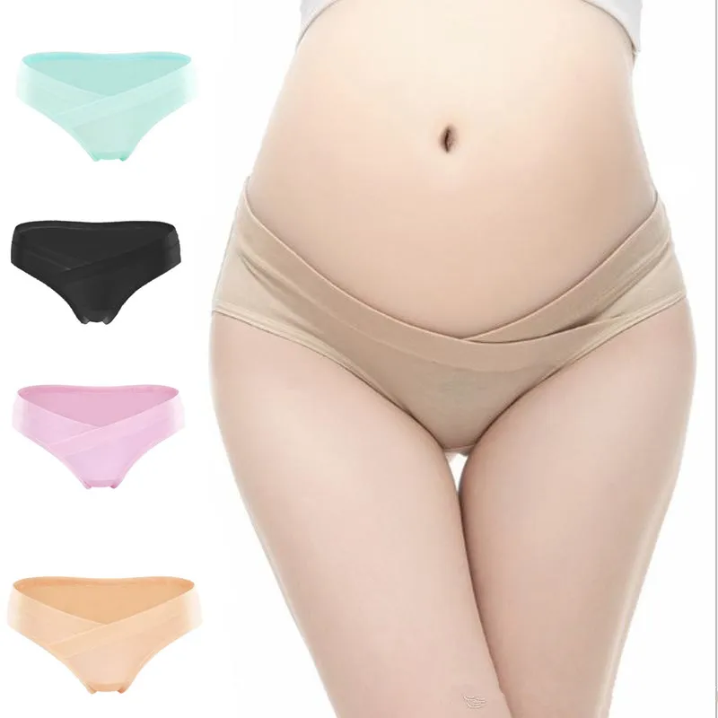 Pregnant Briefs Maternity Panties Womens Underwear Cotton Low
