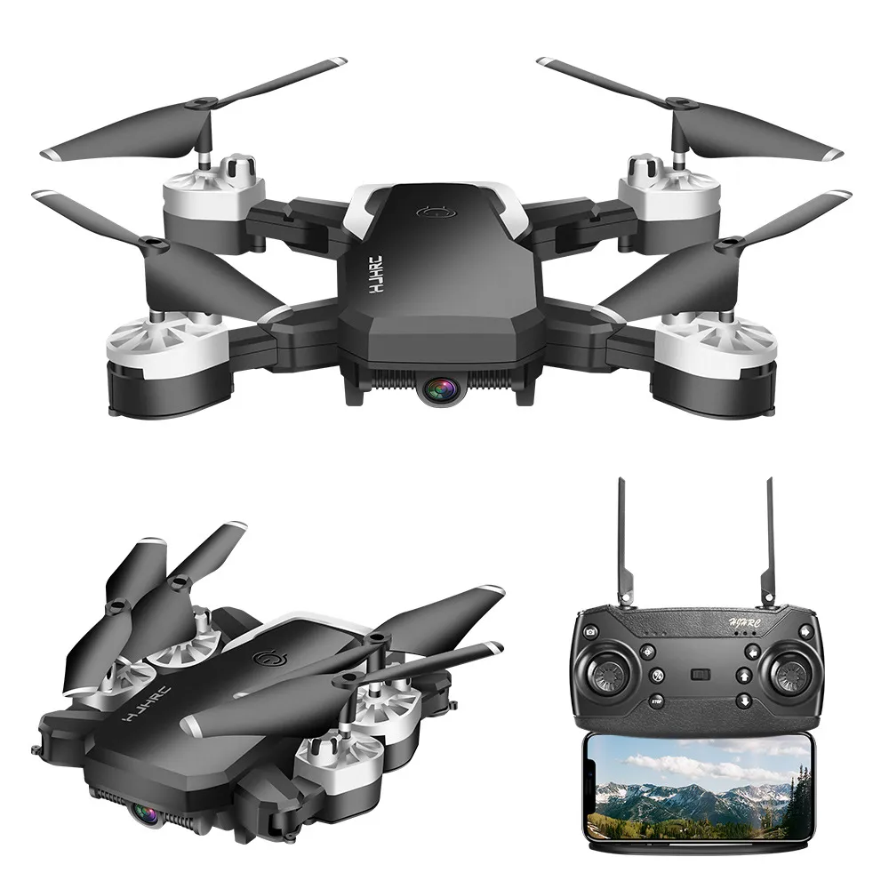 드론 카메라 무인 항공기 원격 제어 접는 Quadcopter 4K 긴 지구력 고정 높이 공중 HD 무인 항공기