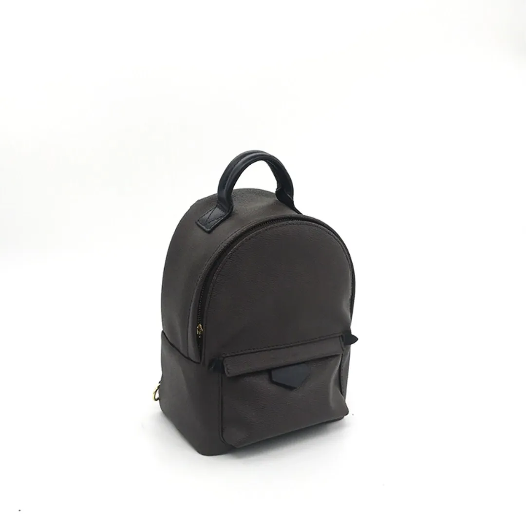 Designer-Haute qualité Palm Springs Mini Sac à dos en cuir véritable enfants sacs à dos femmes impression en cuir Mini sac à dos 41562