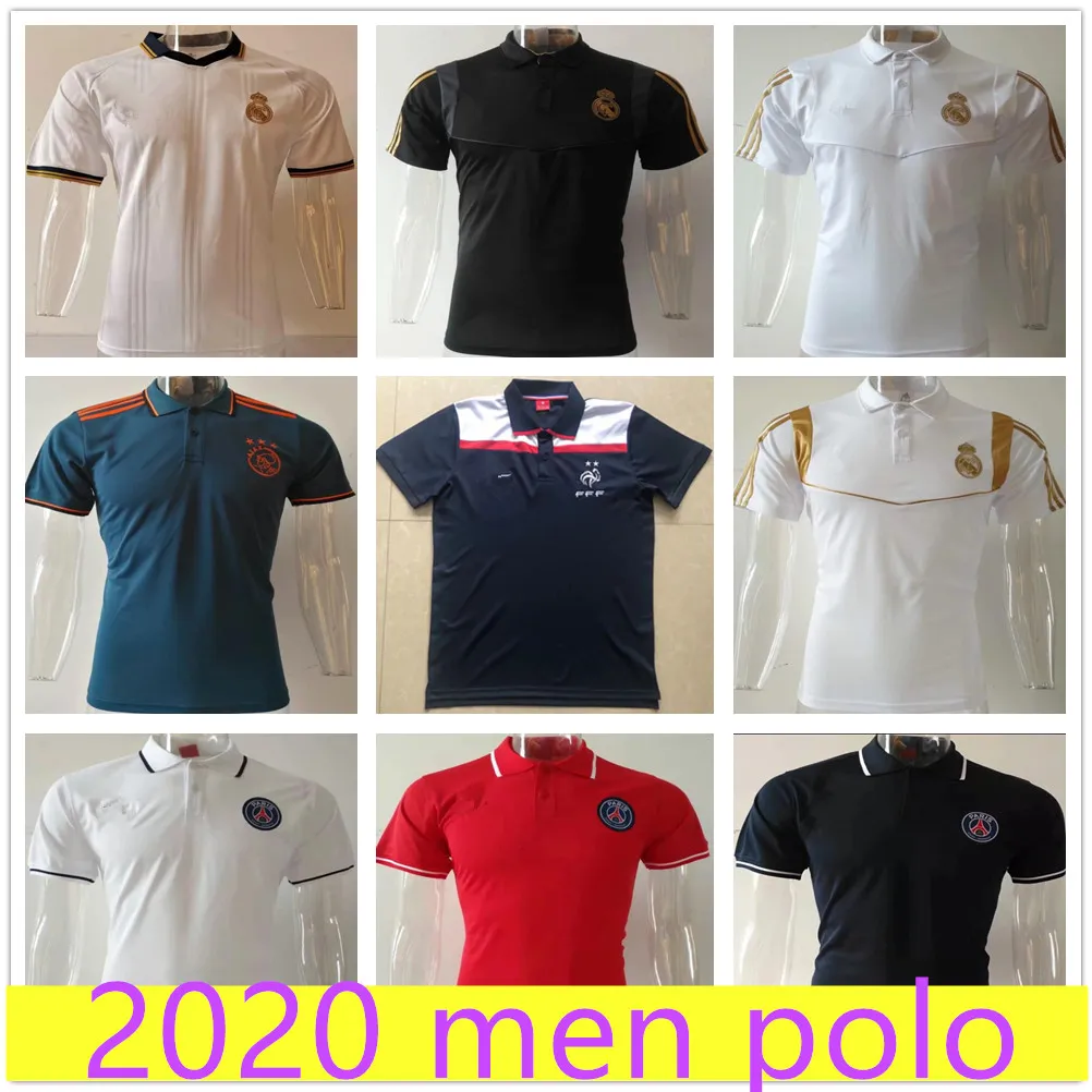 2019 2020 Real Madrid polo erkekler ralph hommes tasarımcı gömlek erkekler erkek tasarımcı polo gömlekleri mens tasarımcı t shirt polo