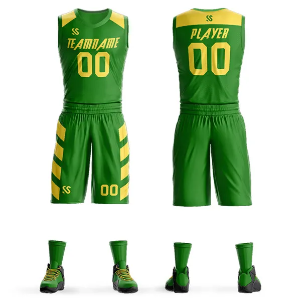 custom Top quality men's personality basketball training jersey set blank college tracksuits breathable basketball uniforms sport wear