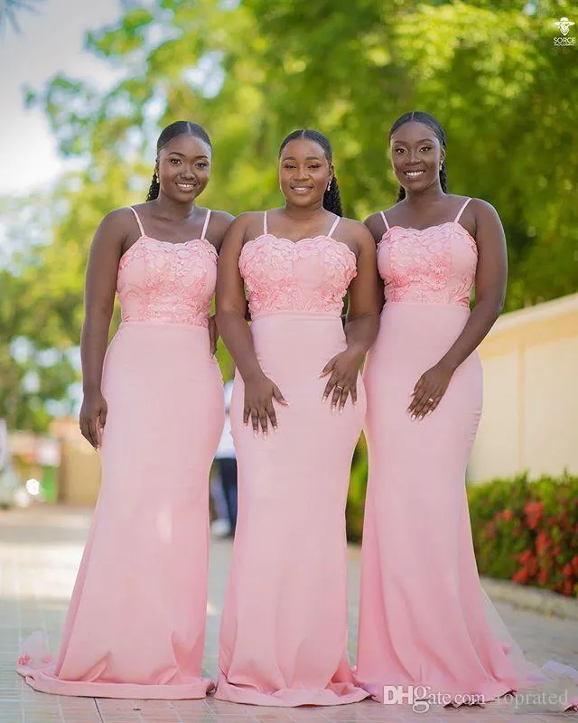 pink bridesmaid dresses