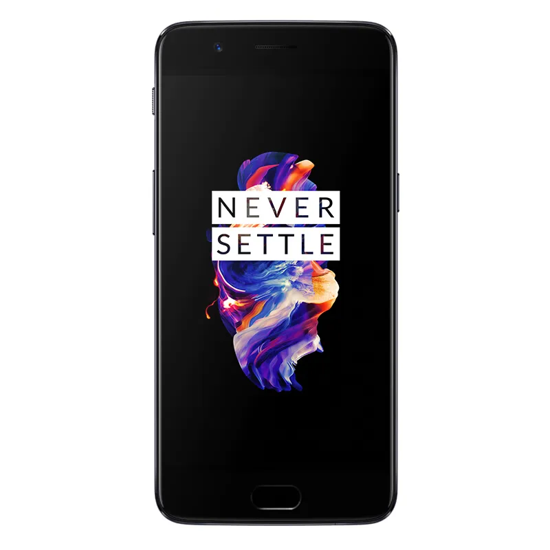 OnePlus 5 4G LTE téléphone portable 6GB RAM 64GB ROM Snapdragon 835 octa core Android 5.5 pouces 20MP NFC Digital ID Smart Mobile Téléphone