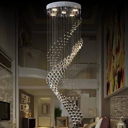 Royal Crystal Loft Vintage Kroonluchter Europa Stijl met GU10 5 Lichten voor Woonkamer Slaapkamer Hotel Lobby Restaurant Corridor Myy