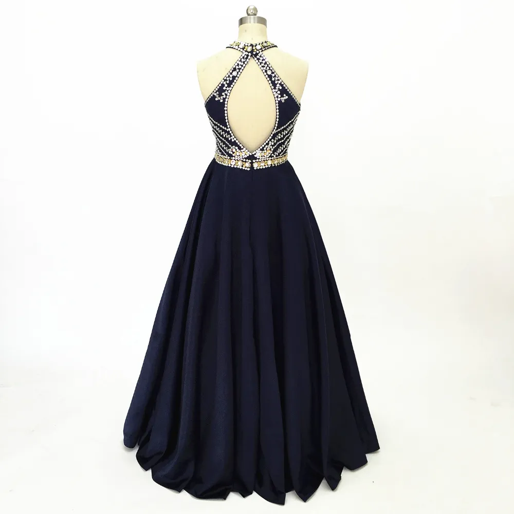 Prom Dresses Gold Halter Dress Homecoming: Elegant... From Lovemydress,  $87.33 | DHgate.Com