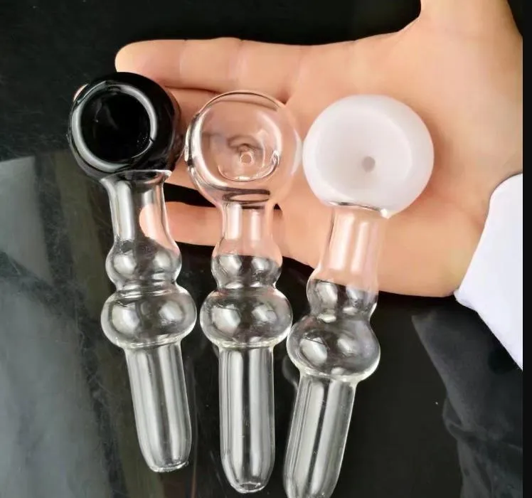 Gourd smoke pot bong in vetro accessori ﾠ, pipe in vetro colorato mini multi-colori Hand Pipes Best Spoon pipe in vetro