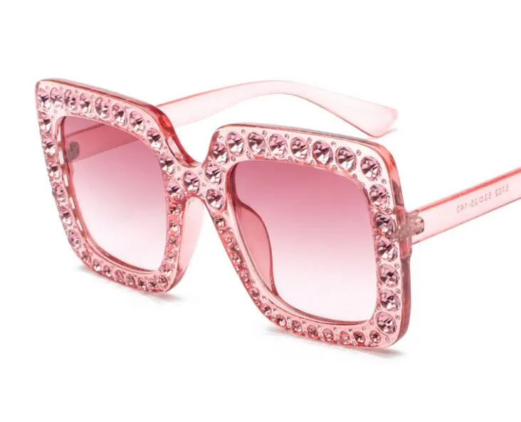 Pink sales rhinestone glasses