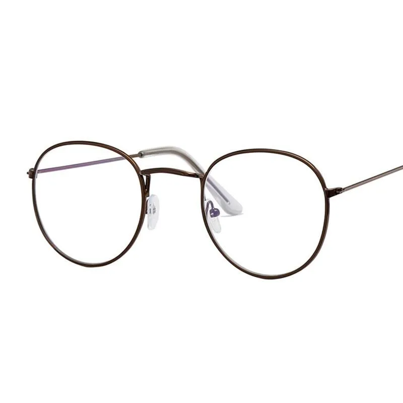Fake gold sales frame glasses