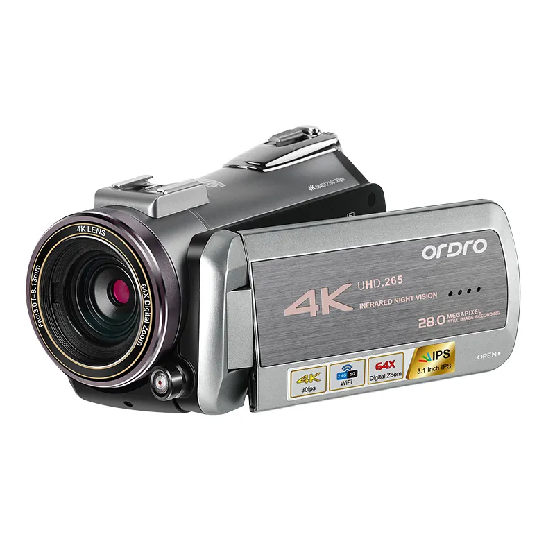 ORDRO AZ50 WIFI Video Camera Real 4K 30FPS Vlog DVR Vlog Cameras