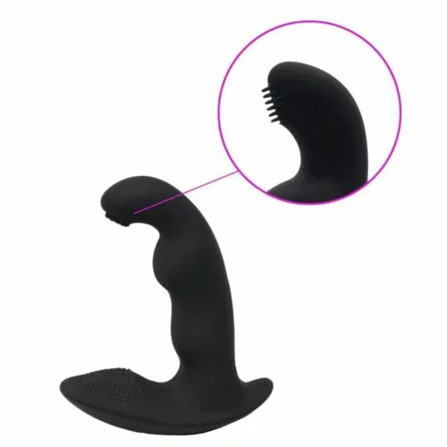 Prostata Massaggiatore Vibratore Silicone Impermeabile P Spot SESSO Anale Butt Plug Giocattolo Gay A985