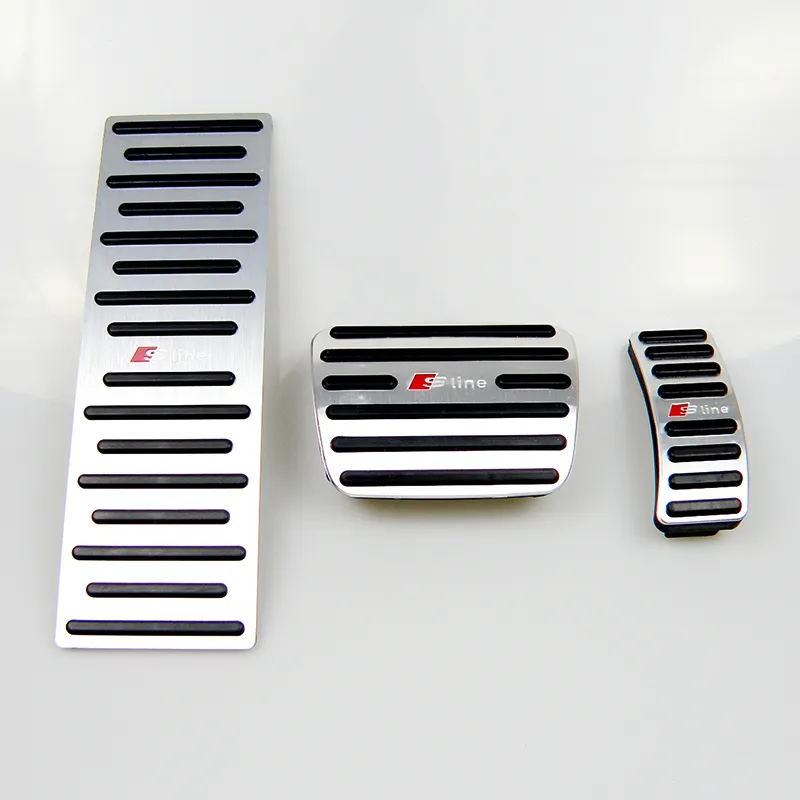 No Drill Aluminum Alloy Car Foot Rest Pedal Pads Cover With Rest Pedals