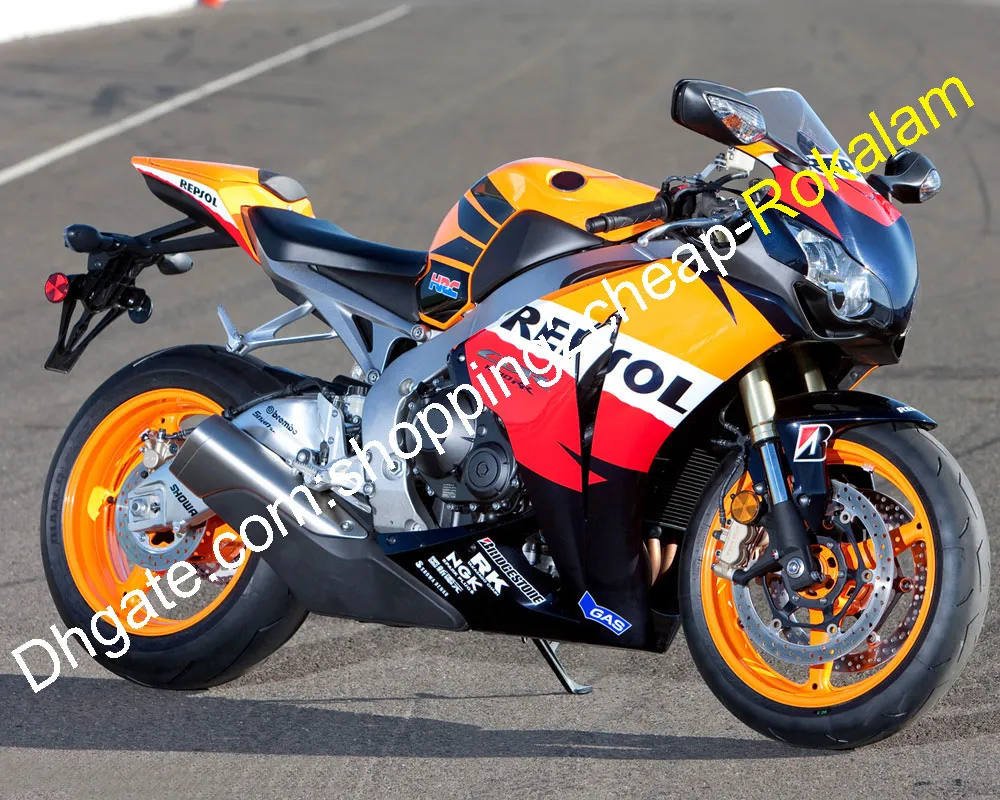 CBR1000RR CBR1000 1000RR CBR 1000 RR 혼다 용 페어링 키트 2008 2009 2010 2011 오렌지 레드 화이트 블랙 인기 오토바이 (사출 성형)