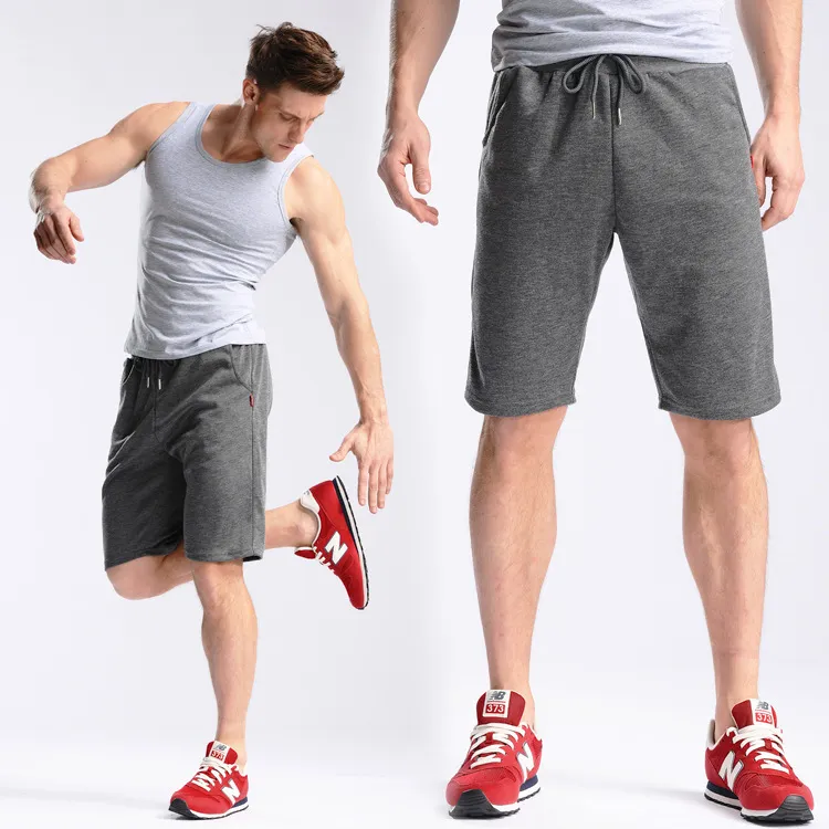 2019 New Men Solid Color Sports Shorts 5 Minutes Casual Mens Shorts European And American Street Quick Dry Mens Shorts