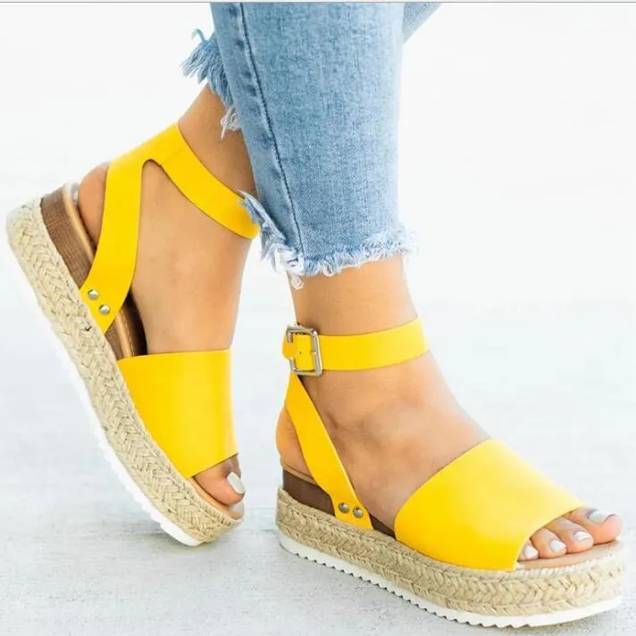 Bulk Summer Wedge Flip Flop Platform Wedge Heel Sandals For Heels Hot Sale 2019 At Only 18.97 DHgate.Com