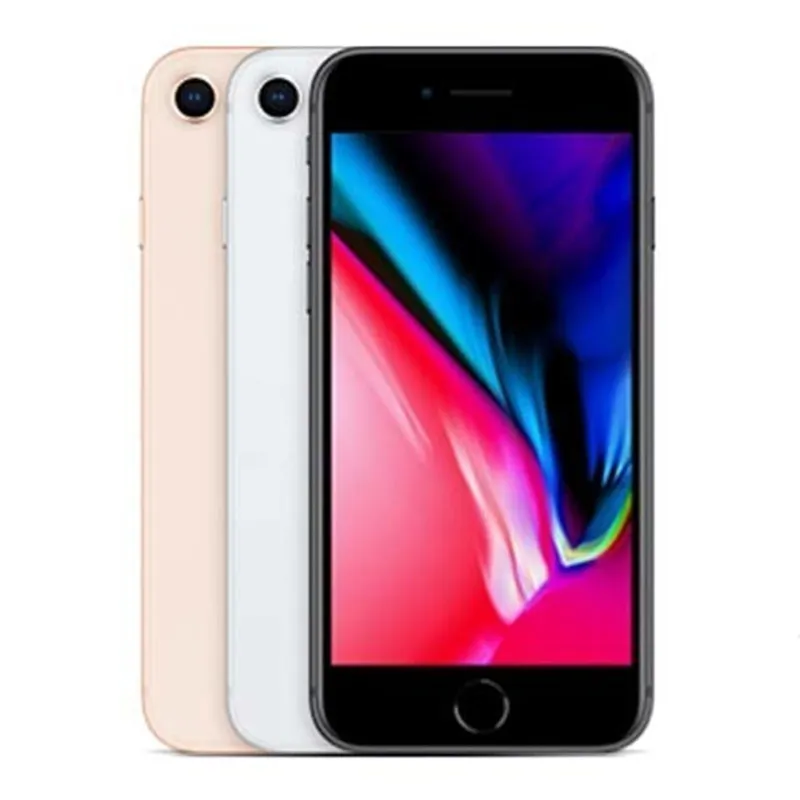 Original Unlocked Apple iPhone 8 WCDMA Mobile Phone 12MP Camera 4.7inch Hexa-core Iphone 8 refurbished phone with sealed box